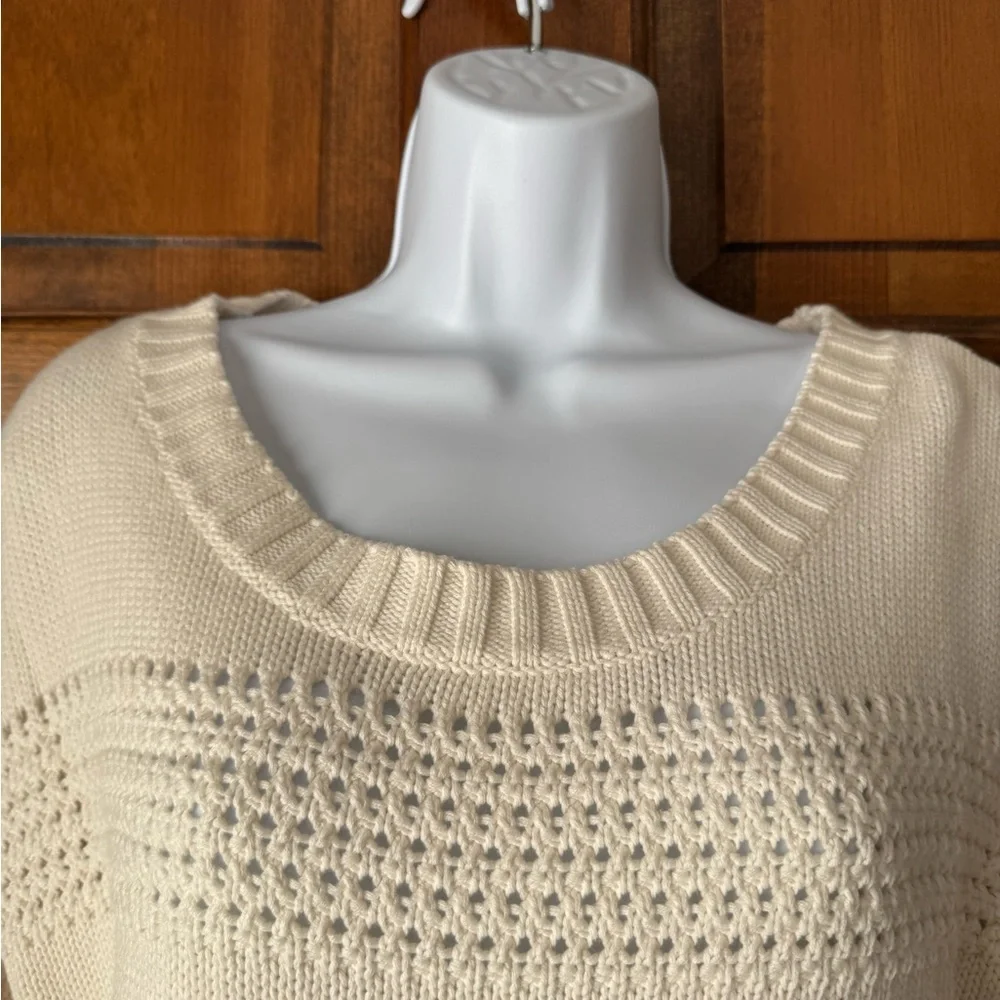 Gap Knit Cream Pullover Sweater Small